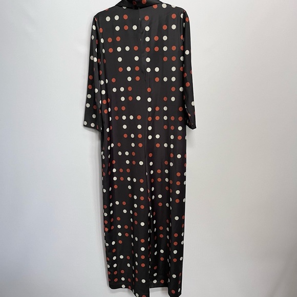 NWT Anthropologie Porridge Lacey LoveLand Silky Waistless Polka dot Jumpsuit S - Picture 13 of 16
